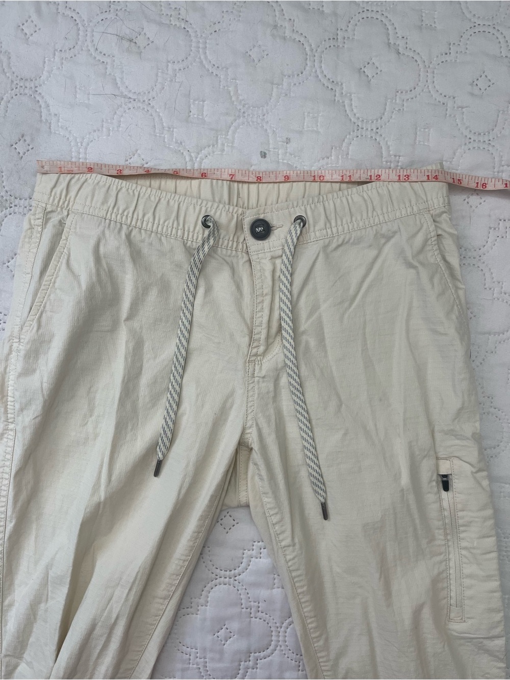 Vuori Women’s Ripstop Pant Milkweed Cream Tan Size S Small VW401 Gorpcore - Picture 6 of 16